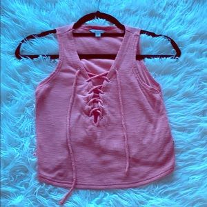 Guess pink tank top